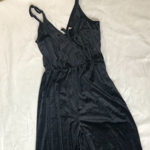 Velvet jumpsuit